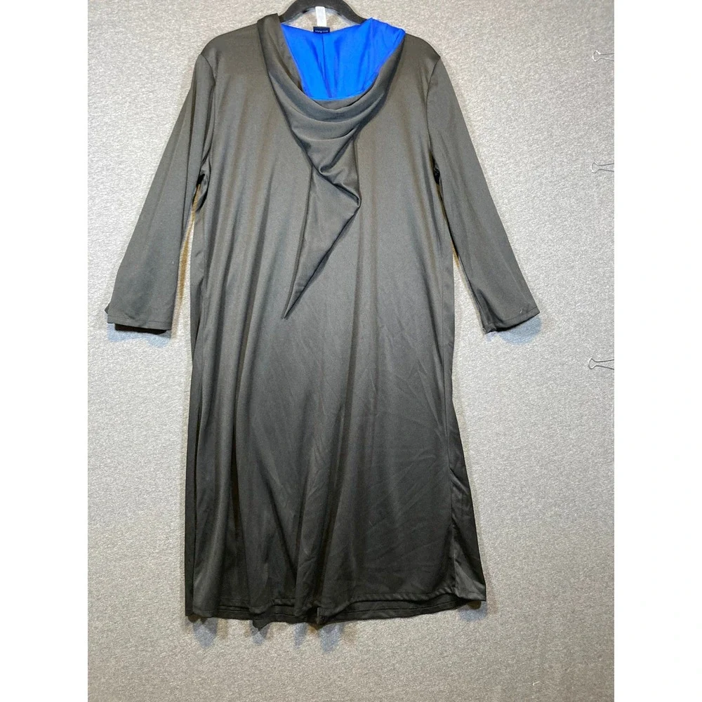 Harry Potter Ravenclaw Costume Robe Black Blue Hooded Wizarding World XL/XXL